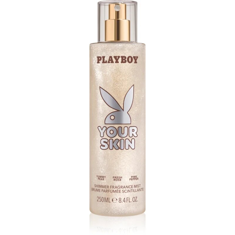 Playboy Your Skin спрей за тяло с блясък за жени 250 мл.
