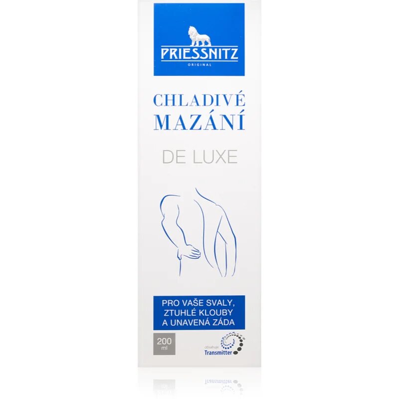 Priessnitz Cooling gel De Luxe охлаждащ масажен гел за мускули и стави 200 мл.