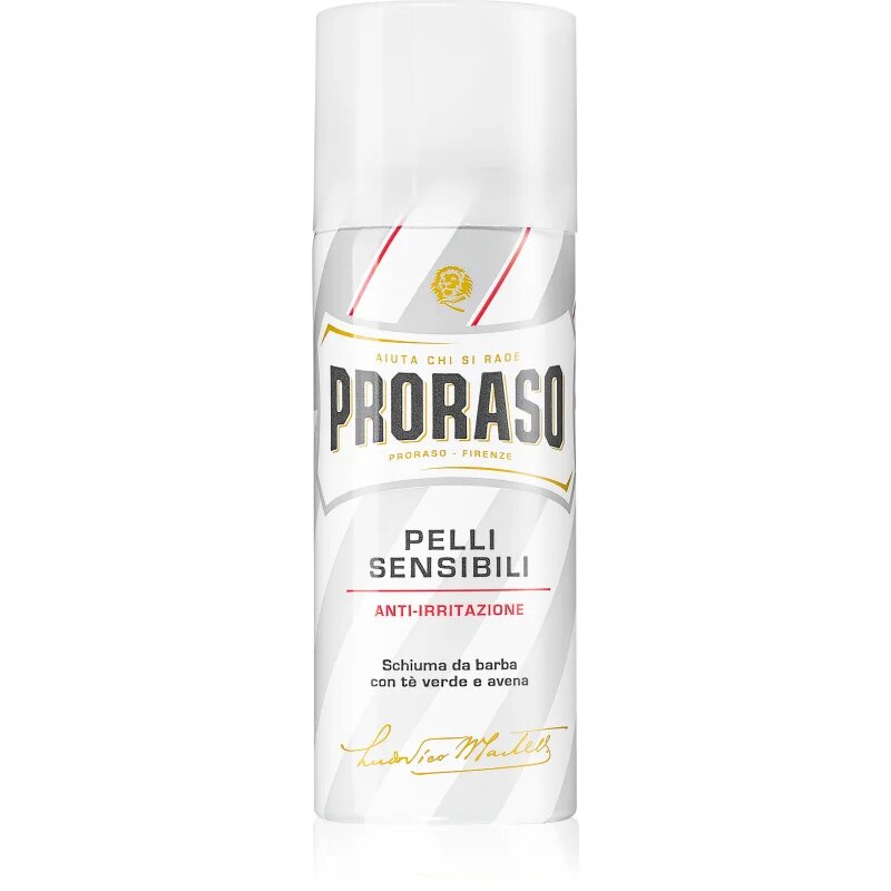 Proraso Sensitive Skin пяна за бръснене за чувствителна кожа на лицето 50 мл.