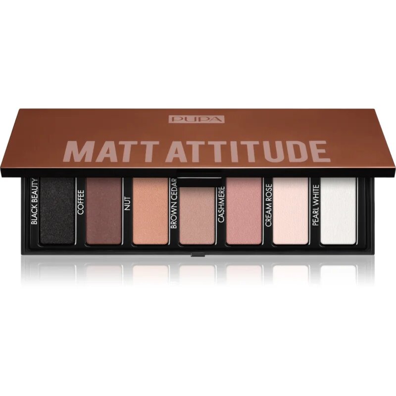 PUPA Milano Make-up Stories Compact Eyeshadow Palette палитра сенки за очи цвят Matt Attitude 13.3 гр.