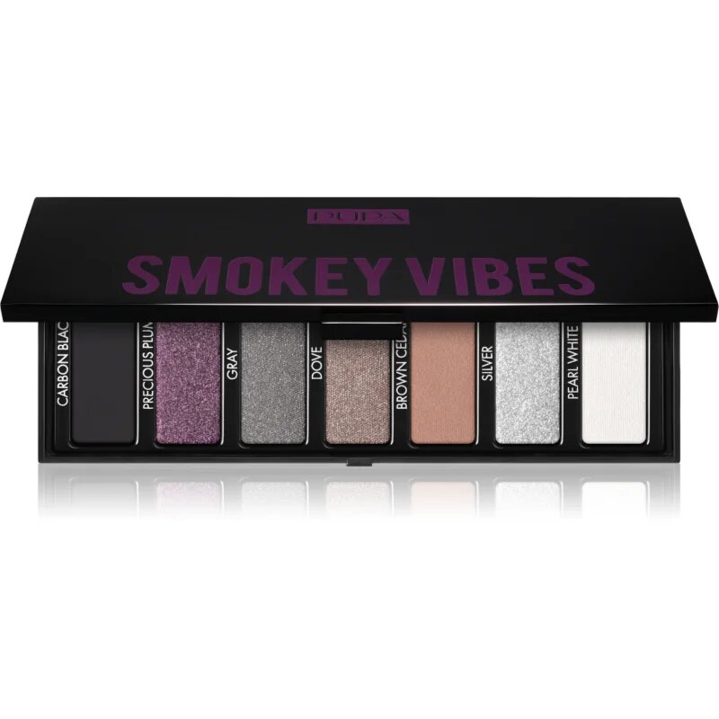 PUPA Milano Make-up Stories Compact Eyeshadow Palette палитра сенки за очи цвят Smokey Vibes 13.3 гр.