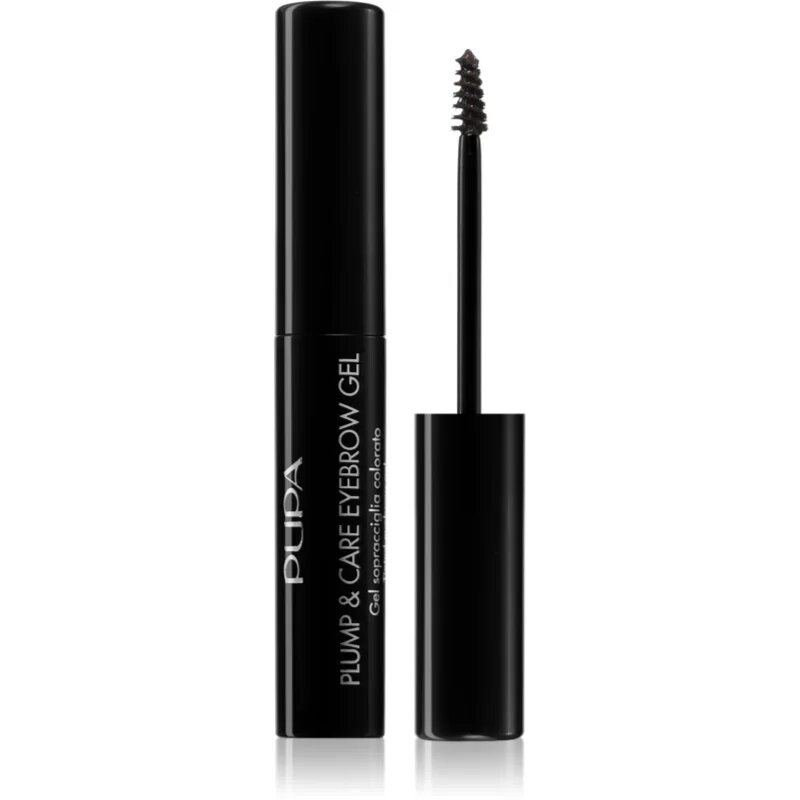 PUPA Milano Plump & Care Eyebrow Gel tónovací gel na obočí se sérem цвят 003 - Dark Brown 3 мл.