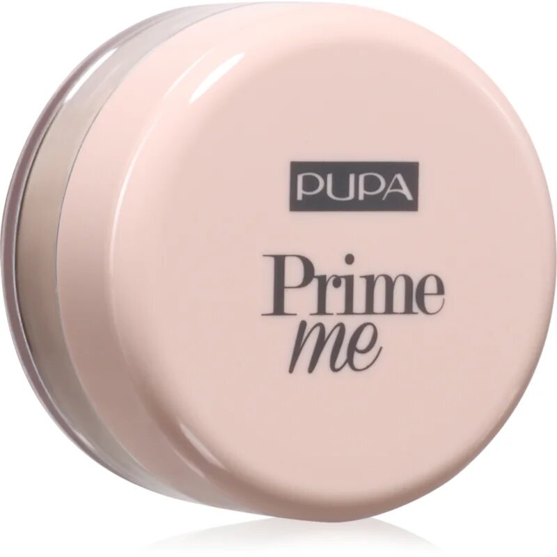 PUPA Milano Prime Me матираща фиксираща пудра цвят 001 Translucent 4.5 гр.