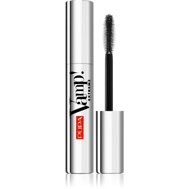PUPA Milano Vamp! Extreme спирала за обем екстра черна цвят 010 Extra Black 12 мл.