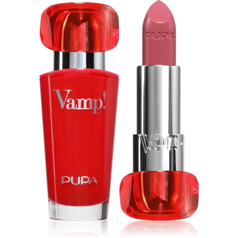 PUPA Milano Vamp! Luminous Lipstick червило за плътни устни цвят 204 Timeless Rose 3.5 гр.