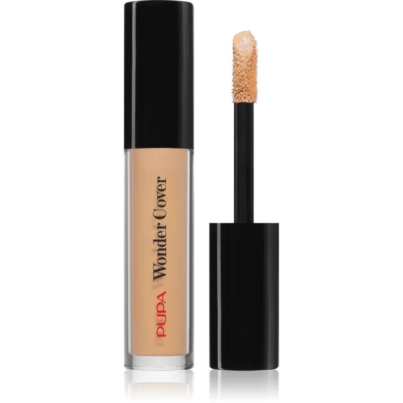 PUPA Milano Wonder Cover коректор с висока покривност за перфектен външен вид цвят 004 Warm Beige 4.2 мл.