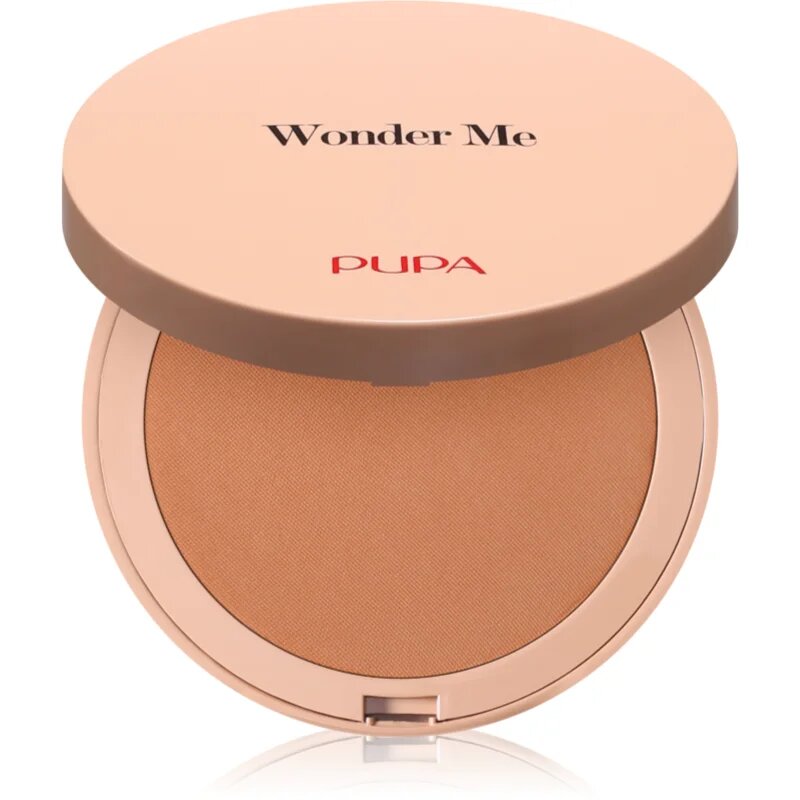 PUPA Milano Wonder Me Bronzer компактна бронзираща пудра за перфектна кожа цвят 004 - Dark Warm 7.5 гр.