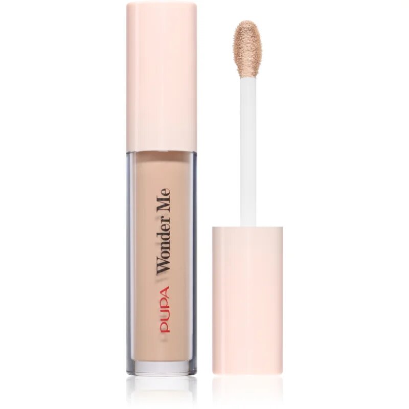 PUPA Milano Wonder Me Fatigue Eraser Concealer подхранващ и озаряващ коректор против тъмни кръгове под очите цвят 020 Medium Cold Beige 4.2 мл.