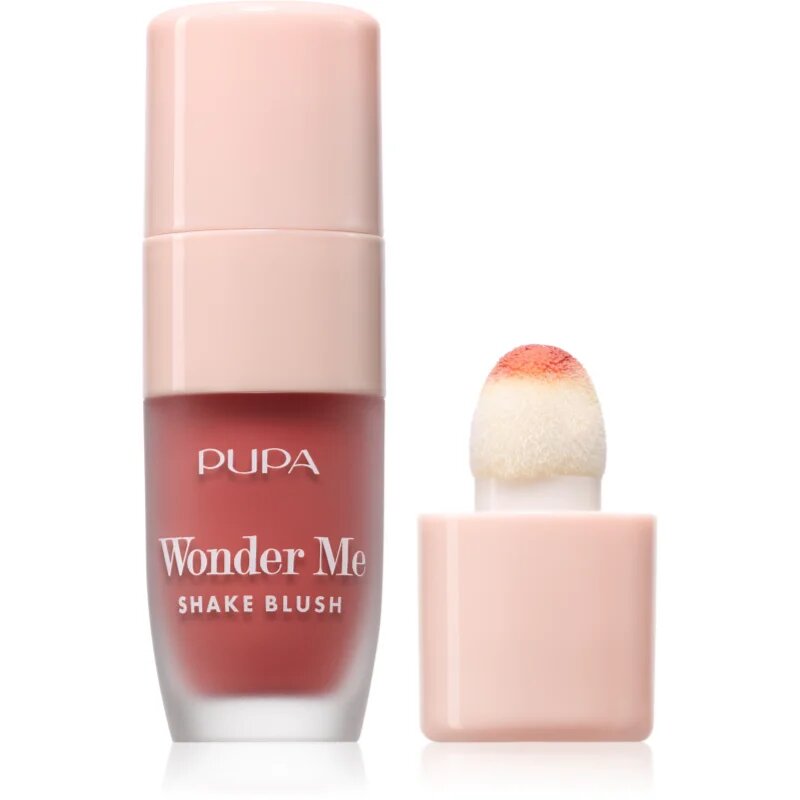 PUPA Milano Wonder Me Shake Blush кремообразен руж за озаряване на лицето цвят 002 5.5 мл.