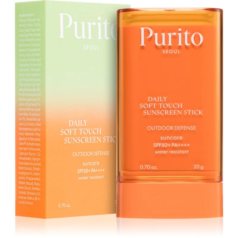 Purito Daily Soft Touch Sunstick слънцезащитен крем в стик SPF 50+ 20 гр.