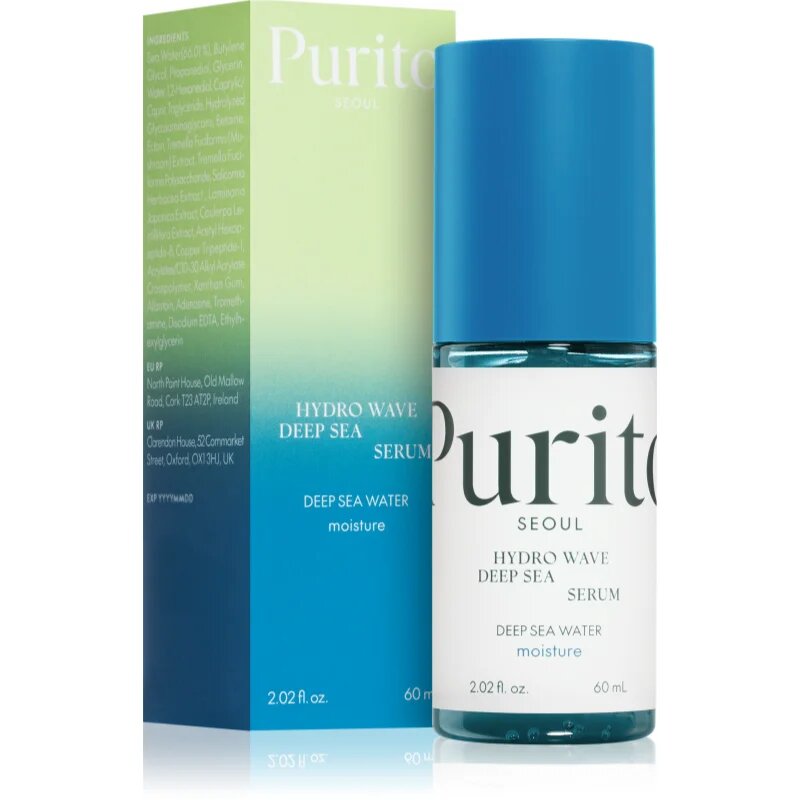 Purito Hydro Wave Deep Sea Serum интензивен хидратиращ серум с ревитализиращ ефект 60 мл.