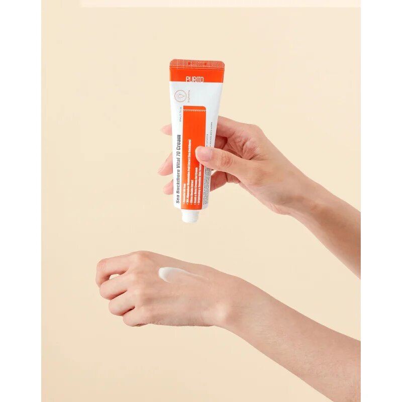 Purito Sea Buckthorn Vital 70 хидратиращ и успокояващ крем с облепиха 50 мл.
