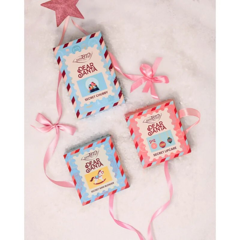 puroBIO Cosmetics Dear Santa SECRET гъба за фон дьо тен 2 бр. в подаръчна опаковка 2 бр.