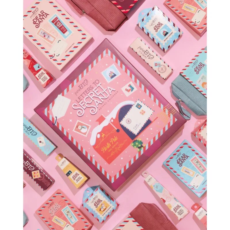 puroBIO Cosmetics Dear Santa SECRET гъба за фон дьо тен 2 бр. в подаръчна опаковка 2 бр.