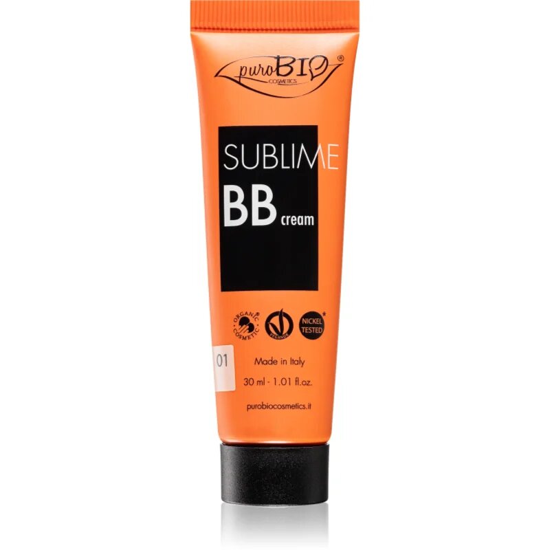 puroBIO Cosmetics Sublime хидратиращ BB крем цвят 01 30 мл.