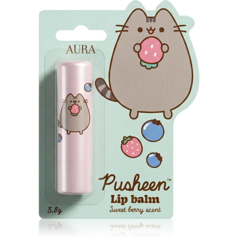 Pusheen Lip Balm балсам за устни цвят Sweet Berry 3.8 гр.