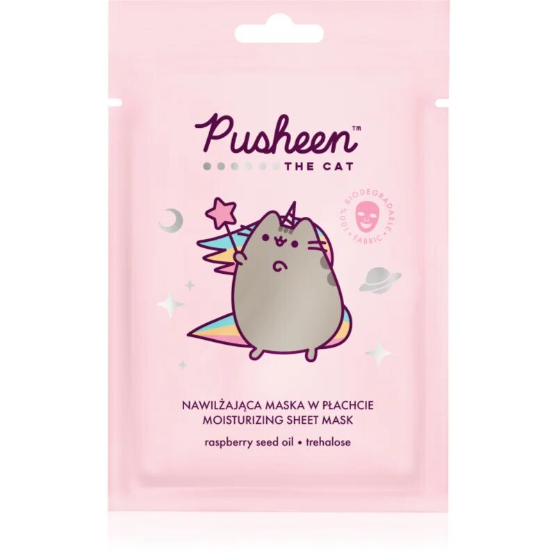 Pusheen Moisturizing Sheet Mask платнена маска 17 гр.