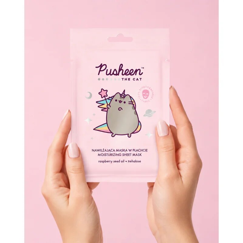 Pusheen Moisturizing Sheet Mask платнена маска 17 гр.