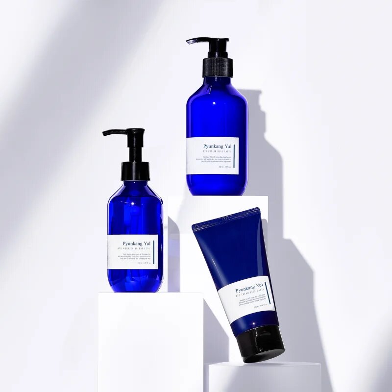 Pyunkang Yul ATO Cream Blue Label успокояващ крем за суха и раздразнена кожа 120 мл.