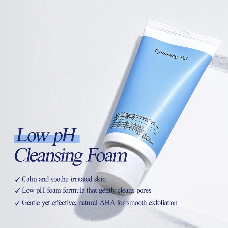 Pyunkang Yul Essential Low pH Pore Deep Cleansing Foam дълбокопочистваща пяна за чувствителна и суха кожа 100 мл.