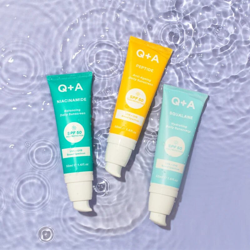 Q+A Niacinamide защитен крем за лице SPF 50 50 мл.