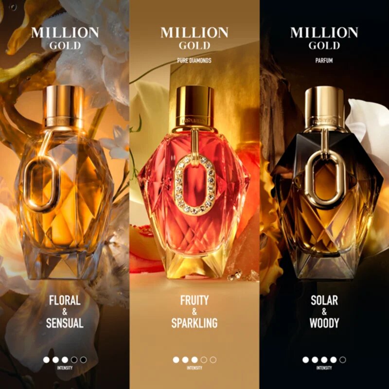 Rabanne Million Gold For Her парфюмна вода сменяема за жени 90 мл.