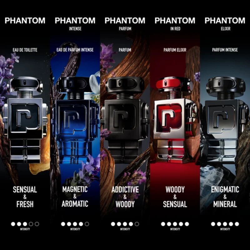 Rabanne Phantom Intense парфюмна вода пълнител за мъже 200 мл.