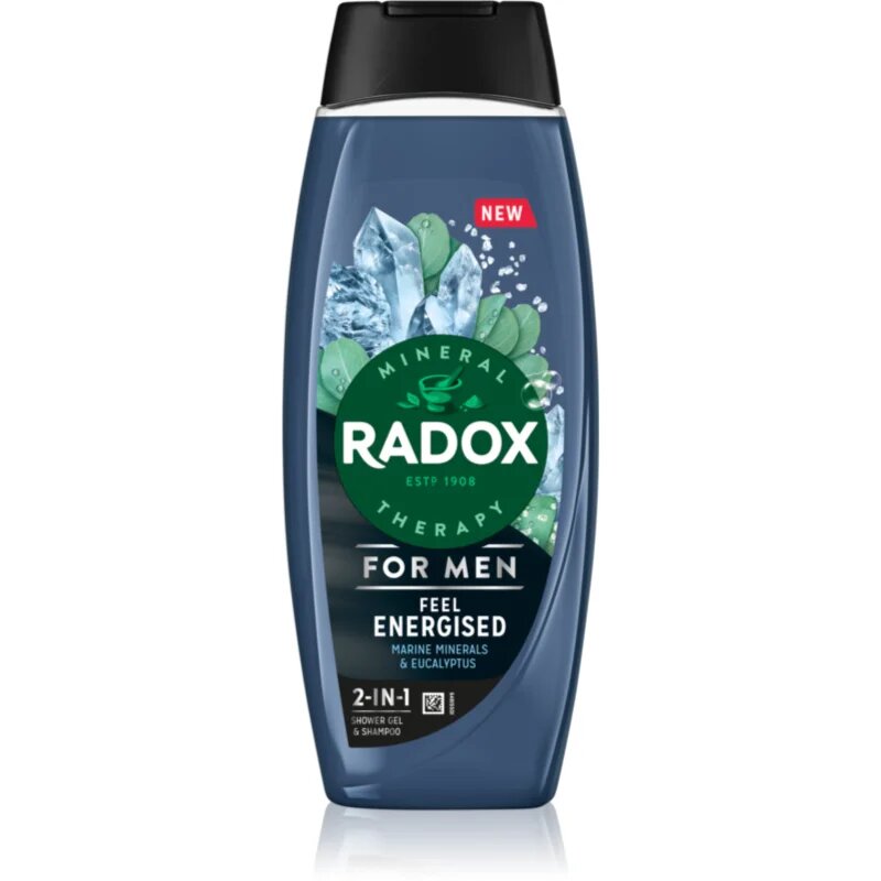 Radox Feel Energised душ-гел за мъже 2 в 1 450 мл.