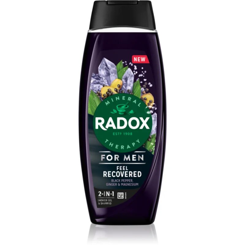 Radox Feel Recovered душ-гел за мъже 2 в 1 450 мл.