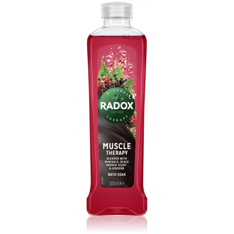 Radox Men Muscle Therapy пяна за вана Black Pepper & Ginseng 500 мл.