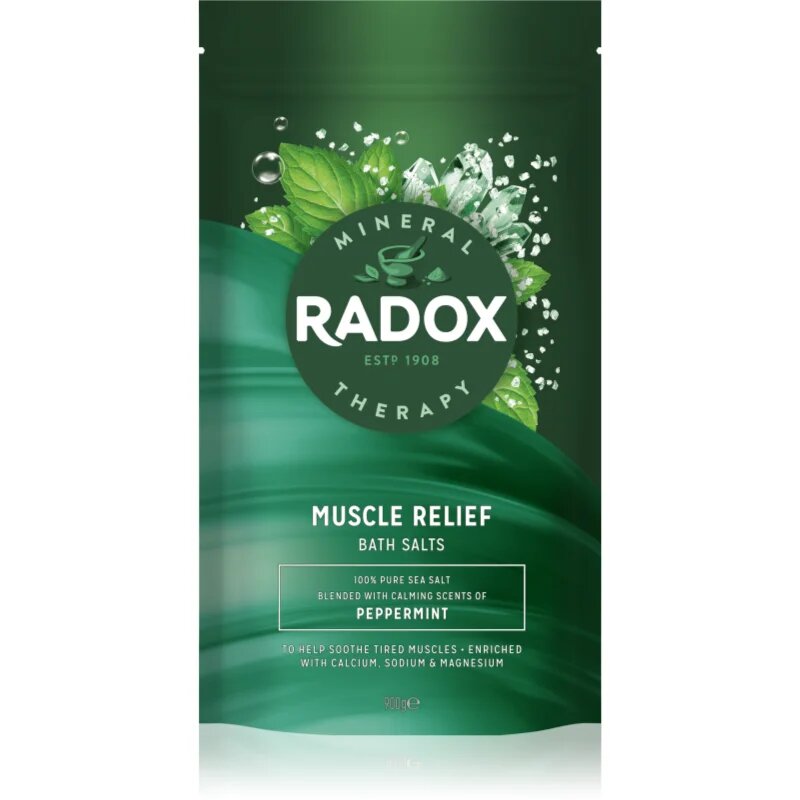 Radox Muscle Relax сол за релаксираща вана 900 гр.