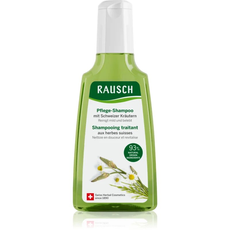 Rausch Care Shampoo With Swiss Herbs терапевтичен шампоан 200 мл.