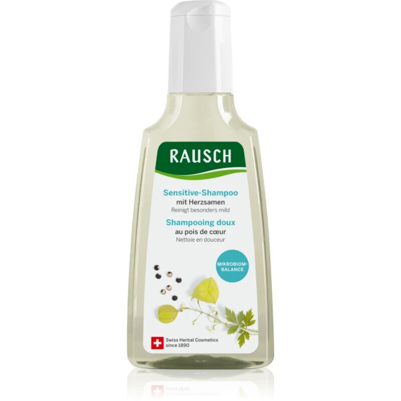 Rausch Sensitive Shampoo With Heartseed шампоан за чувствителна кожа на скалпа 200 мл.