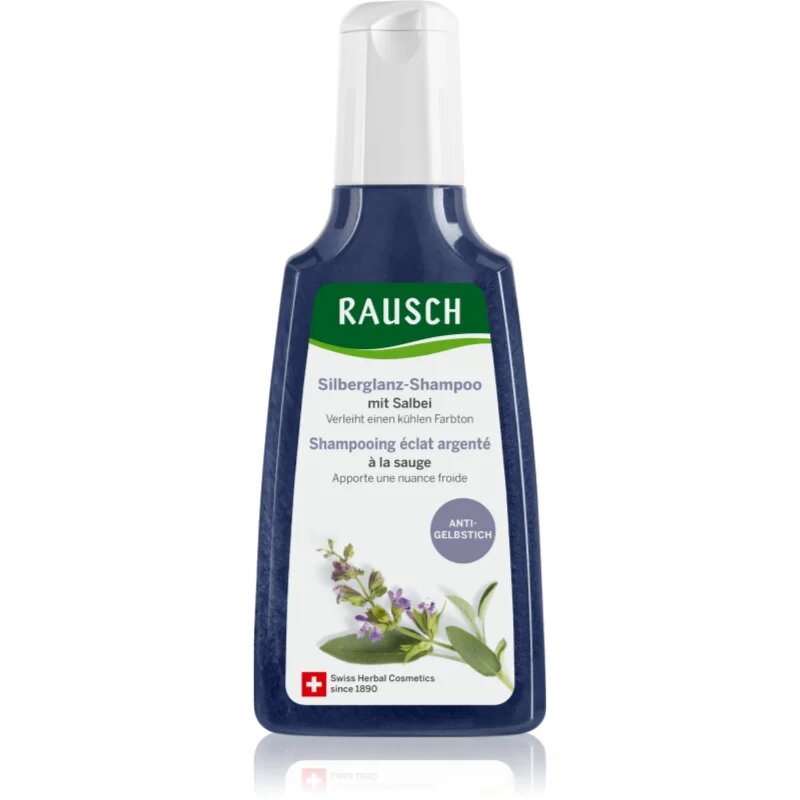 Rausch Silver-Shine Shampoo With Sage шампоан неутрализиращ жълтите нюанси 200 мл.