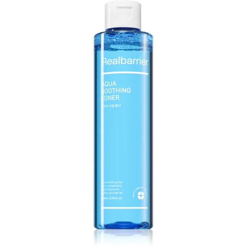 Real Barrier Aqua Soothing Toner хидратиращ тоник за успокояване на кожата 200 мл.