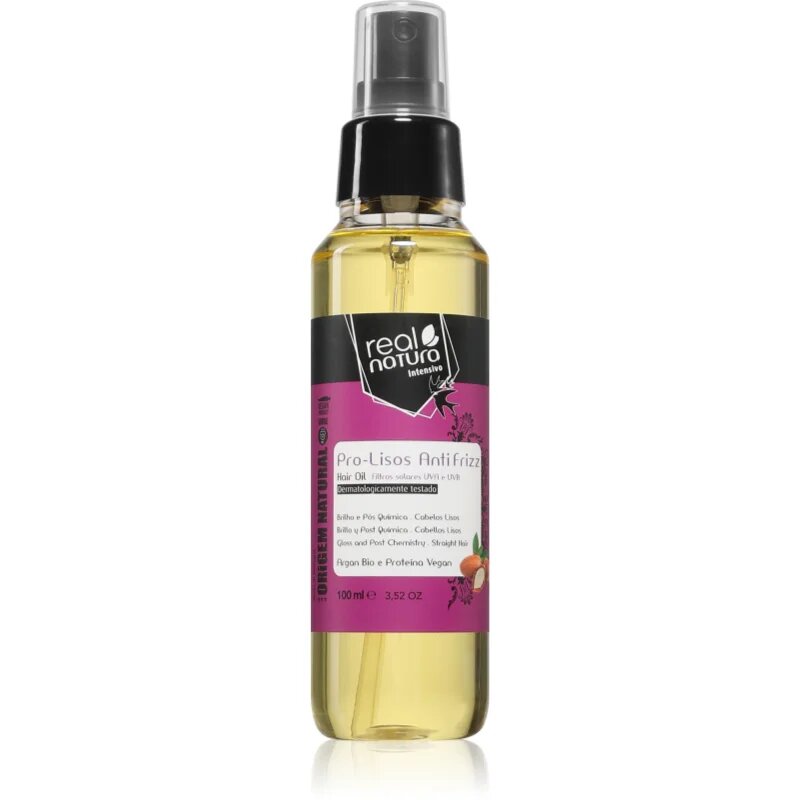 Real Natura Pro - Lisos Anti Frizz олио за коса 100 мл.