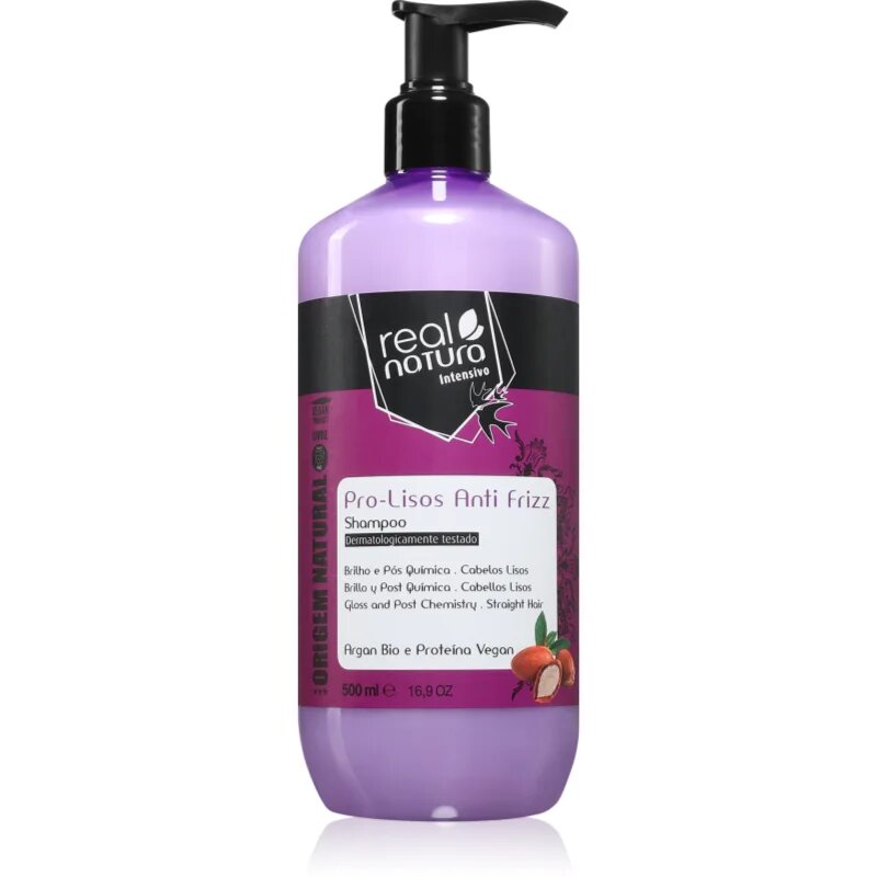 Real Natura Pro - Lisos Anti Frizz шампоан против цъфтене 500 мл.