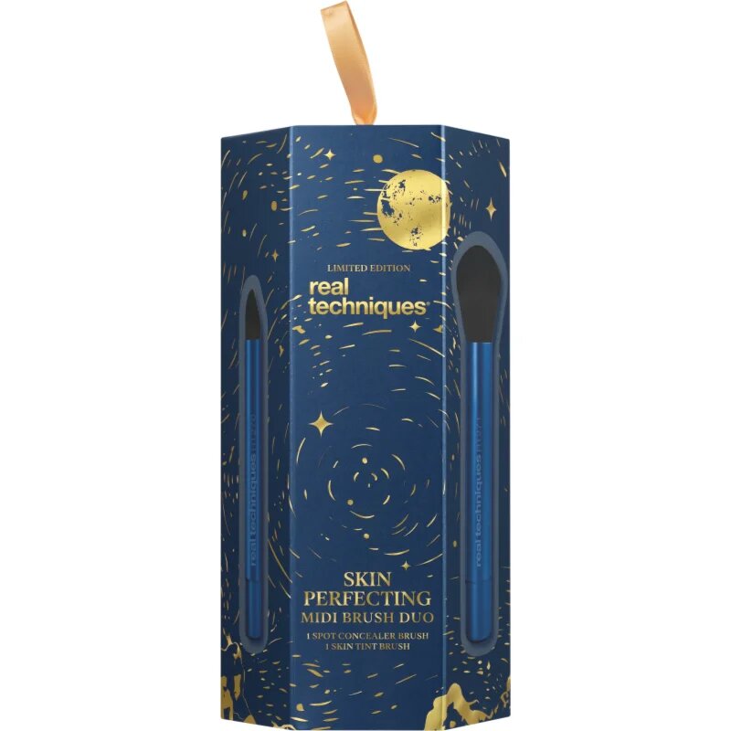 Real Techniques Holiday Skin Perfecting комплект четки за лице