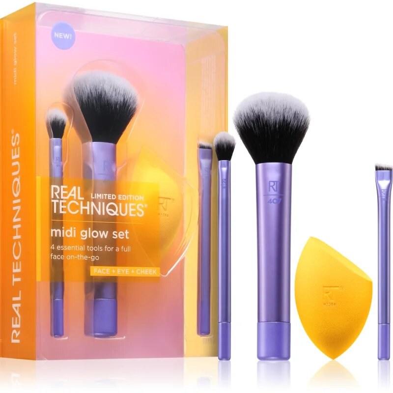 Real Techniques Midi Glow Set комплект четки