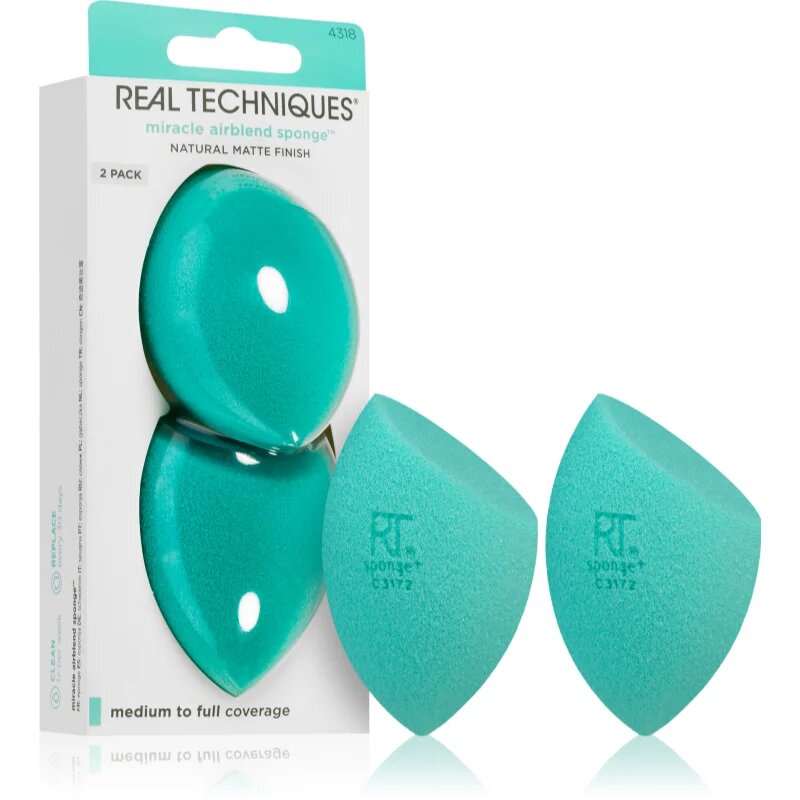 Real Techniques Miracle Airblend Sponge комплект апликатори