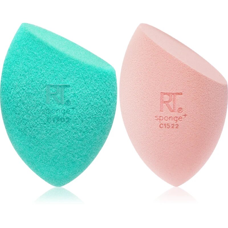 Real Techniques Miracle Mattifying Sponge Duo апликатор с пяна за фон дьо тен 2 бр.