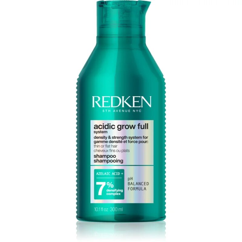 Redken Acidic Grow Full System Shampoo шампоан за слаба и увредена коса за обновяване на гъстотата на косата 300 мл.