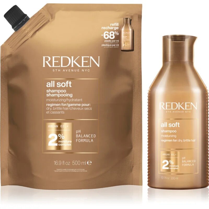 Redken All Soft изгодна опаковка за суха и крехка