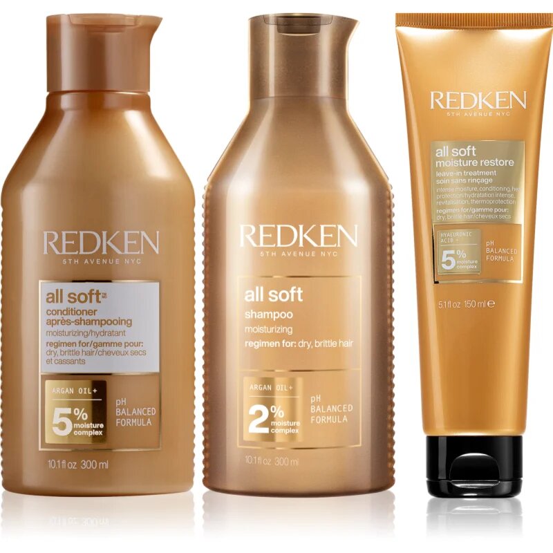 Redken All Soft изгодна опаковка за суха коса