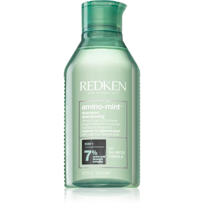Redken Amino Mint нежен почистващ шампоан за бързо омазняваща се коса 300 мл.