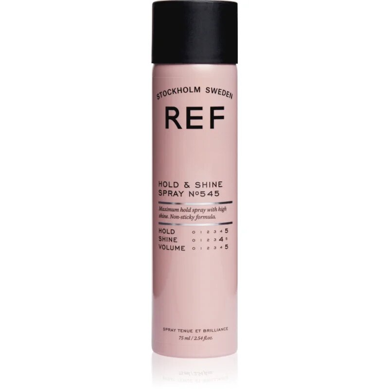 REF Hold & Shine Spray N°545 лак за коса с блясък 75 мл.