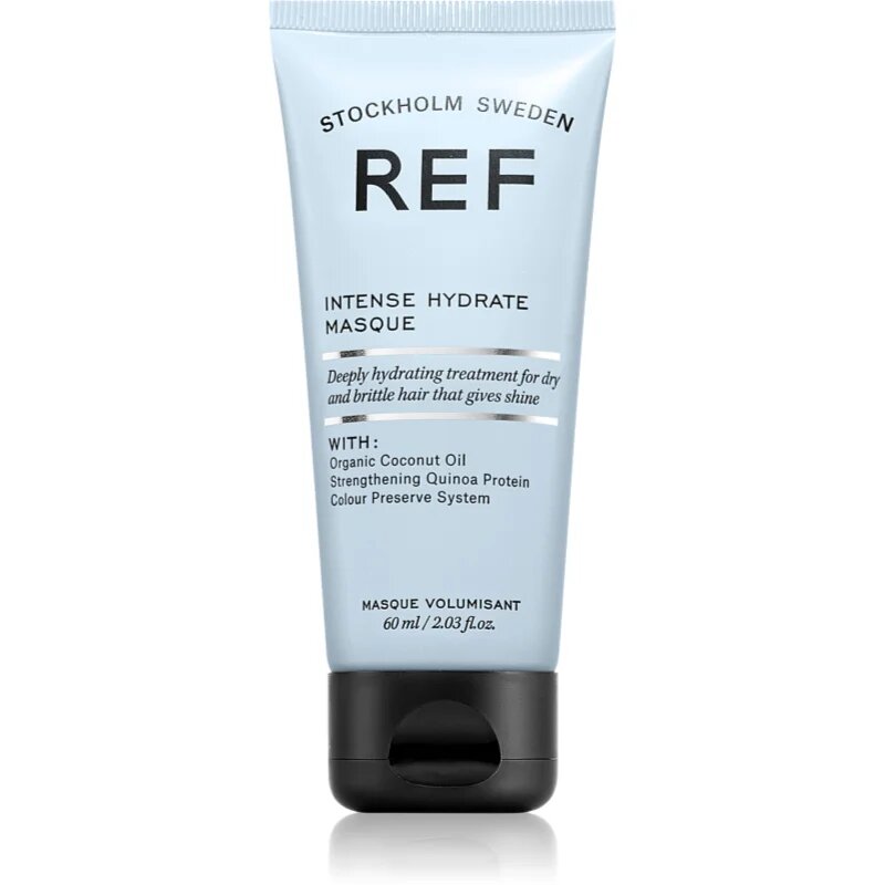 REF Intense Hydrate Masque интензивна хидратираща и подхранваща маска за суха и непокорна коса 60 мл.