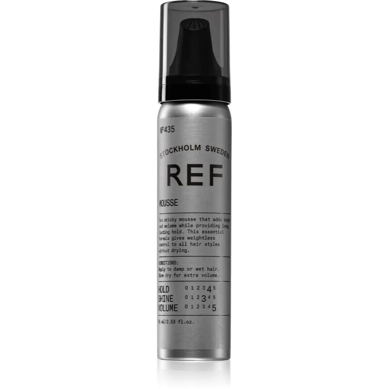 REF Styling Mousse луксозна пяна за обем за дълготрайно фиксиране 75 мл.