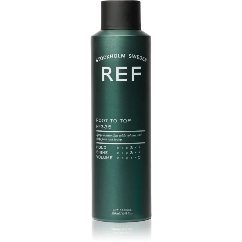 REF Styling Root to Top пяна за обем в корените за естествена фиксация и блясък на косата 250 мл.