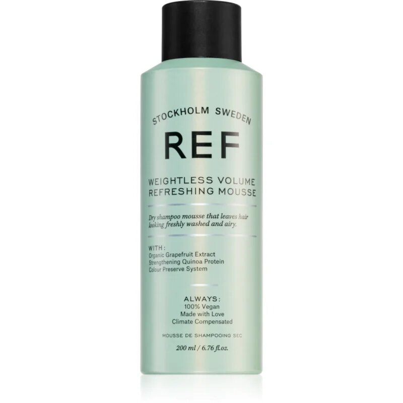 REF Weightless Volume reshing Mousse сух шампоан пяна за обем 200 мл.